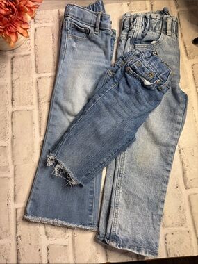 GAP Women's Jeans Trio in Light & Medium Blue Washes